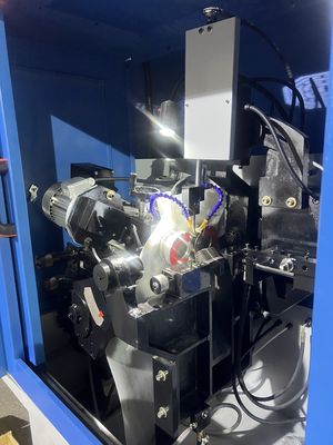 LDX-028A Tam CNC Çifte Hile Kafa Dairesel Görme Bıçağı Yan Köşe Kesme Makinesi