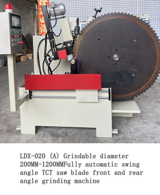 LDX-020A Fabrika Doğrudan Otomatik Testere Bıçağı Ön Ve Arka Köşe Keskinleştirme Makinesi