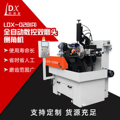 LDX-028A Yüksek hassasiyetli Servo Tam CNC Dairesel Testere Bıçağı Çift Delikleme Kafa Yan Köşeli Delikleme Makinesi