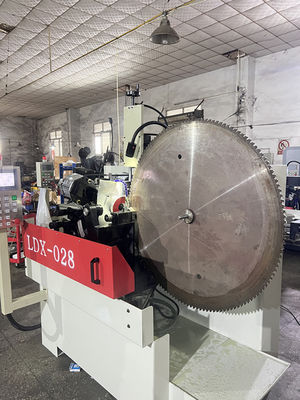 LDX-028A Tam CNC Yuvarlak Testere Bıçağı Servo Precision Double Sharpening Head Side Angle Machine