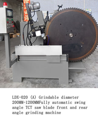 LDX-020A Fabrika Doğrudan Otomatik Testere Bıçağı Ön Ve Arka Köşe Keskinleştirme Makinesi