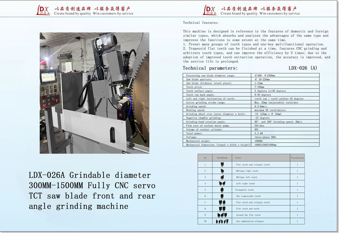 Düzenebilir çapı 200MM-1200MM Tam olarak CNC Servo TCT Çakmak bıçağı Düzleme Makinesi LDX-026A