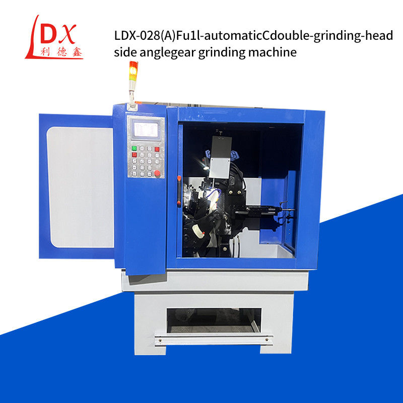 LDX-028A Dairesel Çakmak Bıçağı Çift Düzme Kafa Yan Tam CNC Döviz Düzme Makinesi