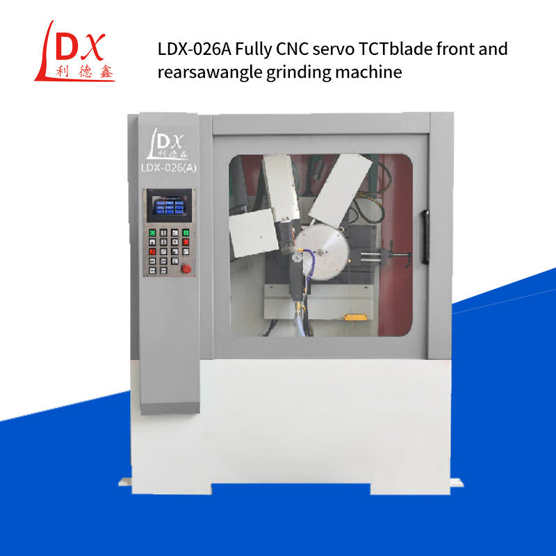 Tam CNC Karbid Dairesel Çakmak Blade Ön Ve Arka Köşeli Döşeme Makinesi LDX-026A