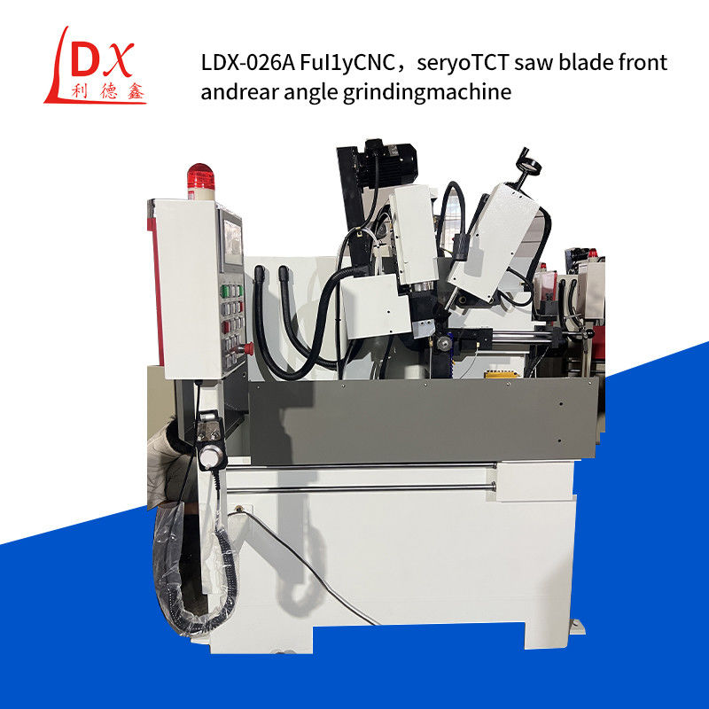 Açık Tam CNC Servo Alaşım Dairesel Çakmak Blade Ön Ve Arka Köşeli Döşeme Makinesi LDX-026A