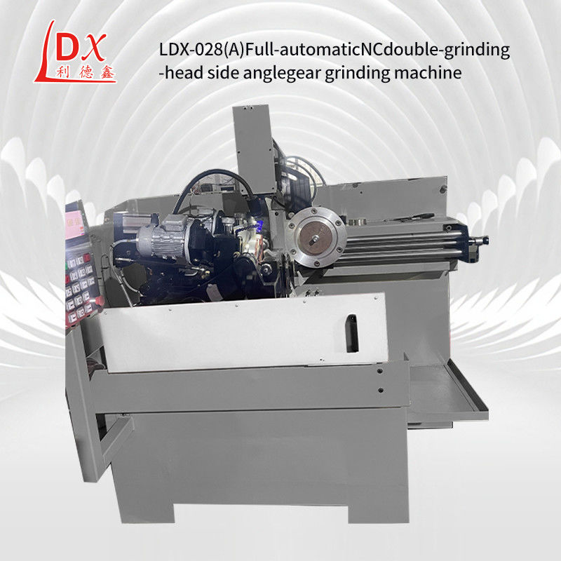 380V LDX-028A Büyük CNC Dairesel Testere Bıçağı Çifte Düzme Kafa Yan Köşeli Düğme Düzme Makinesi