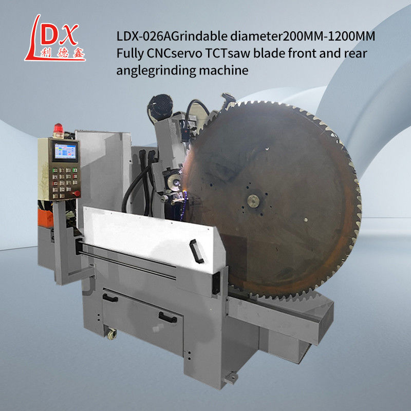 Yüksek hassasiyetli büyük TCT Testere Bıçağı Ön ve Arka Köşeli Döşeme Makinesi LDX-026A
