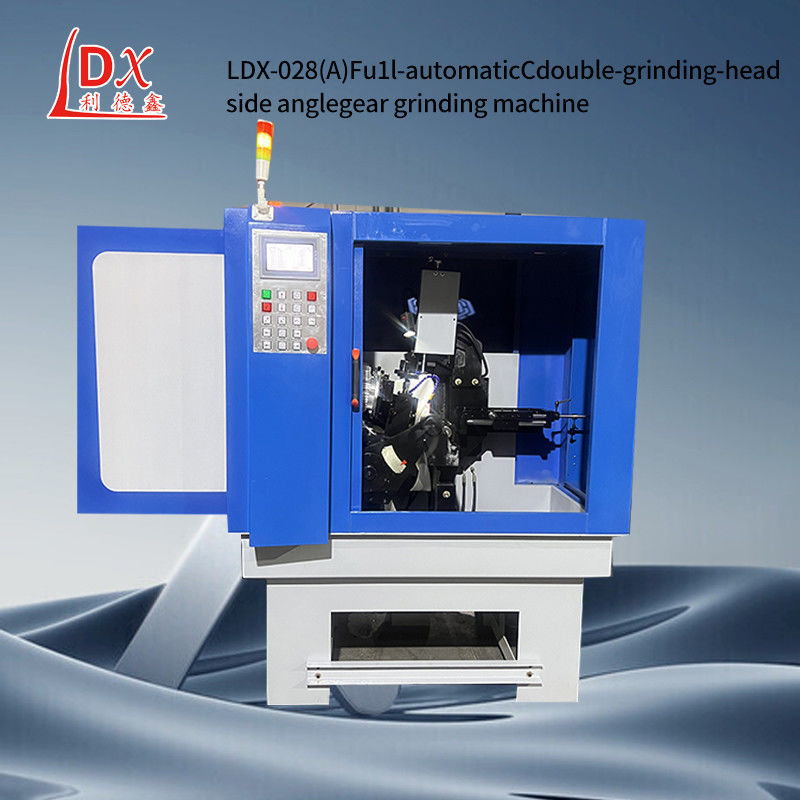 LDX-028A Ağaç İşlemesi Karbid Çakma Bıçağı için Çift Başlı Yan Köşeli Kesme Makinesi
