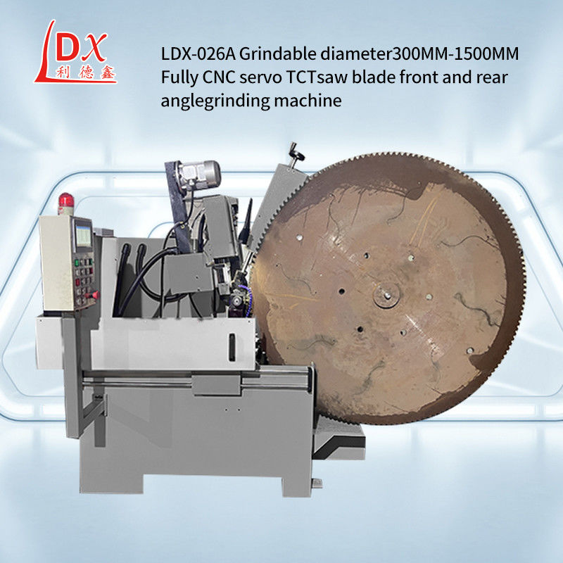 Özel Büyük CNC Dairesel Testere Bıçağı Ön Ve Arka Köşeli Döşeme Makinesi LDX-026A