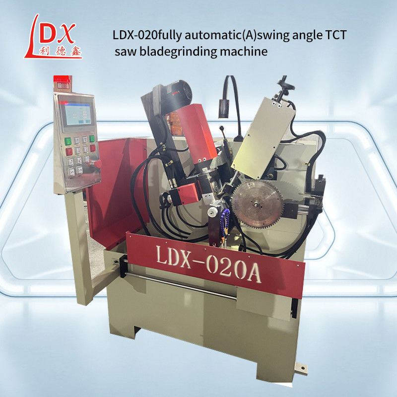 LDX-026A Tam otomatik ahşap işleme testere bıçağı ön ve arka açılı öğütme makinesi