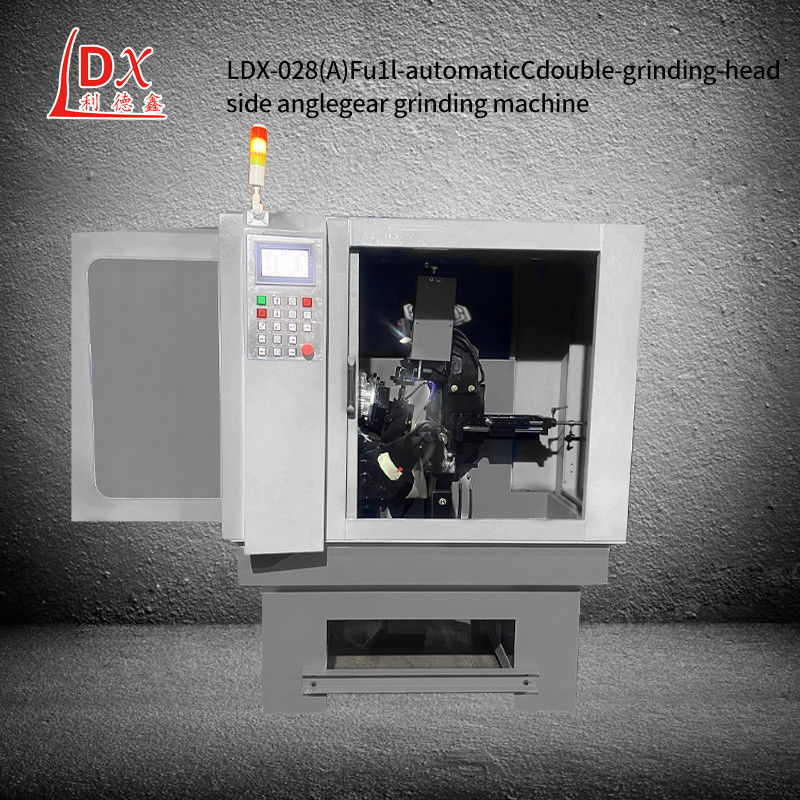 LDX-028A Tamamen Kapalı CNC Servo Dairesel Görme Bıçağı Başlığı Yan Çift Düzeltme Makinesi