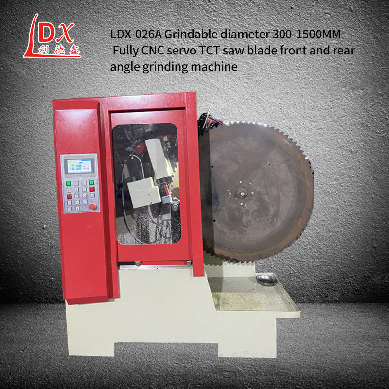 LDX-026A Servo Feed Büyük TCT Çakmak Blade Ön Ve Arka Köşeli Döşeme Makinesi