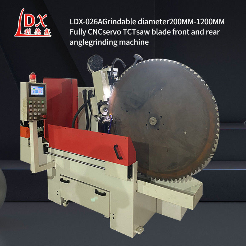 LDX-026A Servo besleme tam CNC yuvarlak testere bıçağı ön ve arka Köşeleri keskinleştirme makinesi
