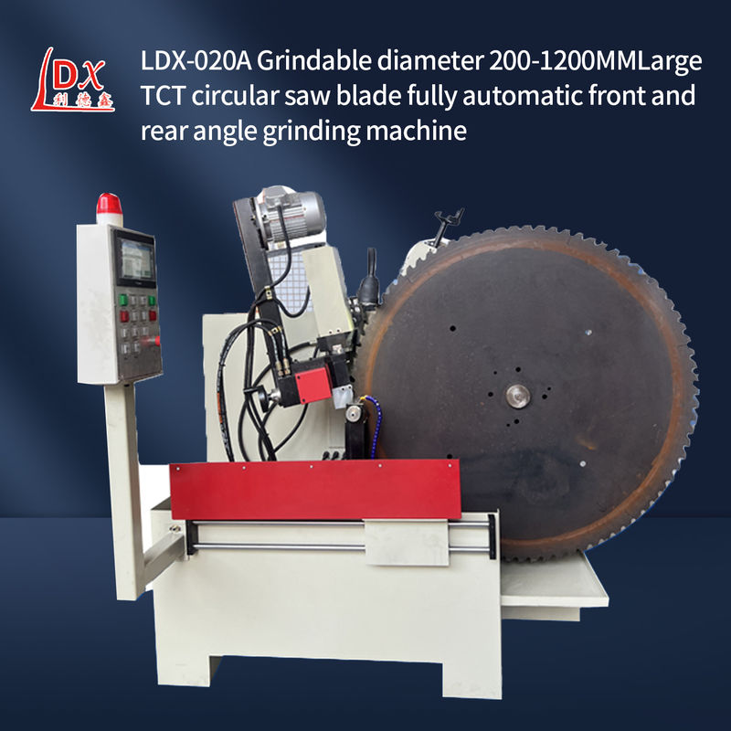 LDX-020A Fabrika Doğrudan Otomatik Testere Bıçağı Ön Ve Arka Köşe Keskinleştirme Makinesi